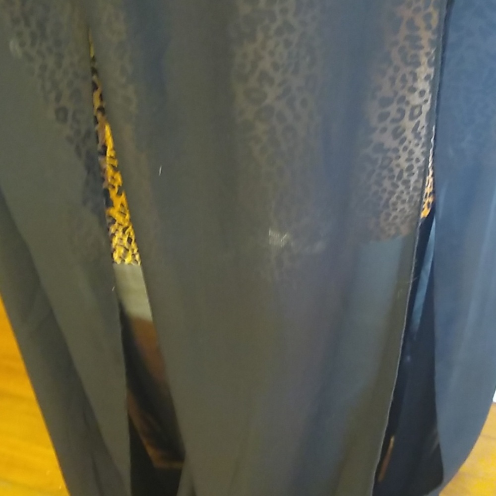 Body Con Romper with sheer overlay - Picture 3 of 5